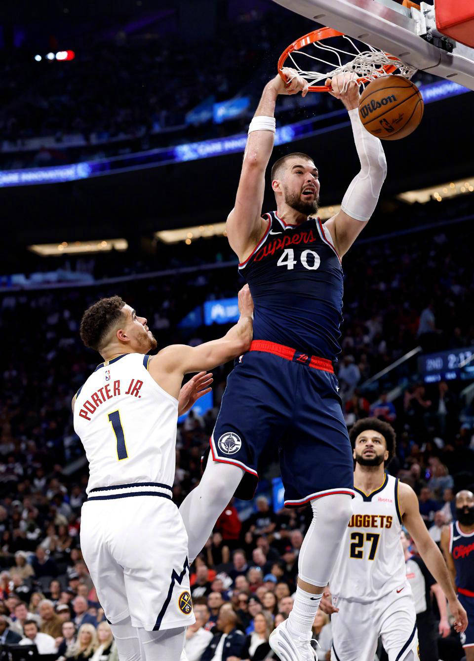 快船胜掘金，乔治砍下23分